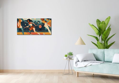 Obraz 90x40cm Mistrzynie Kortu na Arena.pl