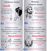 Srebrny Różaniec 925 Chrzest Komunia Grawer