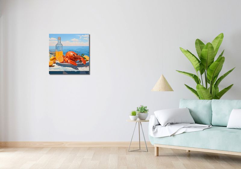 Obraz 50x50cm Homary Nie Do Pary zdjęcie 2