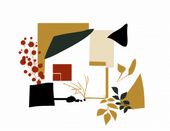 Plakat 65x50cm Wyłamany Ogród