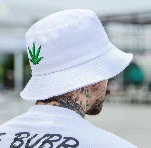 Czapka BUCKET HAT kapelusz RYBACKI dwustronny liść KR13_Liść na Arena.pl