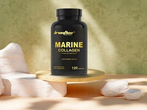 IRONFLEX COLLAGEN MARINE 120 kaps KOLAGEN RYBI MORSKI SKÓRA PAZNOKCIE WIT C na Arena.pl