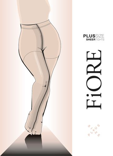 Rajstopy PLUS SIZE Kolor: black | Rozmiar: 5 na Arena.pl