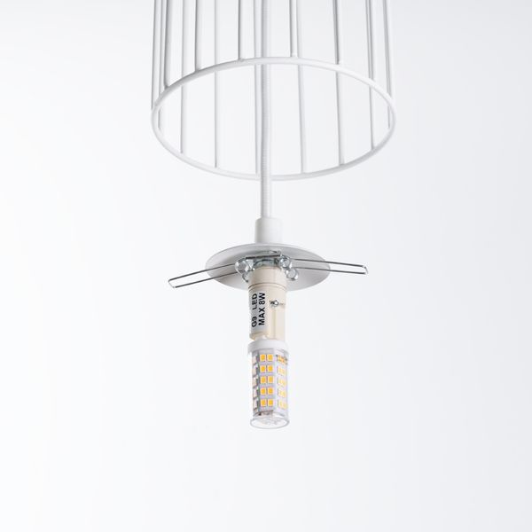 Lampa wisząca BRINA 1 biała zdjęcie 6