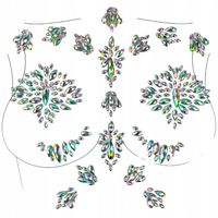 KRYSZTAŁKI Naklejki Cyrkonie BIŻUTERIA na DEKOLT