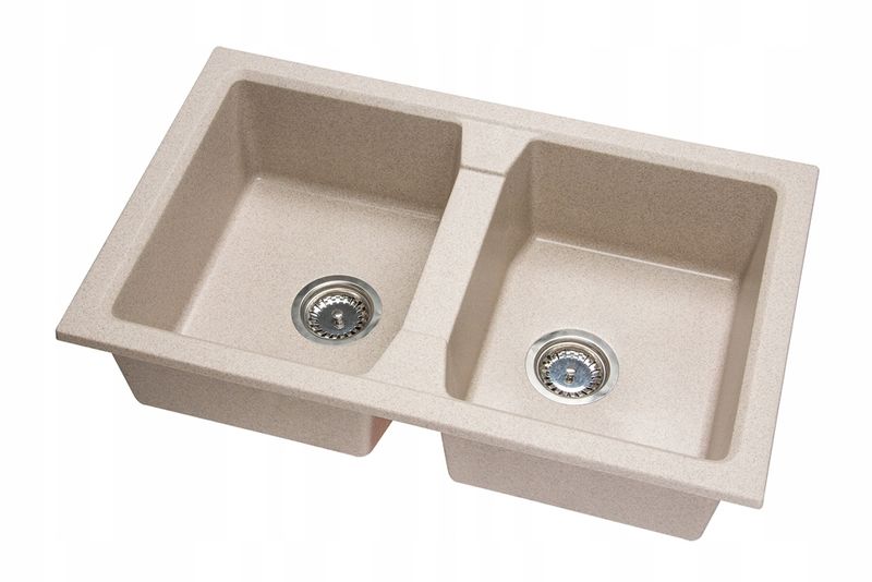 ZLEW ZLEWOZMYWAK GRANIT 8 kolorów 77x48 + SYFON zdjęcie 7