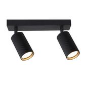 KINKIET LED LUCERNO CZARNY 35W STAL ALUMINIUM GU10