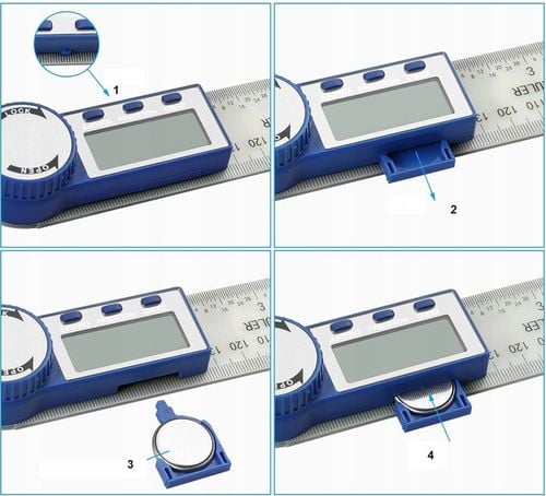 Kątomierz Elektroniczny Cyfrowy 200mm 360° na Arena.pl