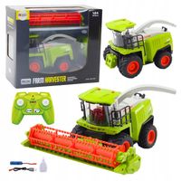 KOMBAJN ZDALNIE STEROWANY BIZON NA PILOTA DYMI DŹWIĘK ŚWIATŁO RC DO ZBOŻA