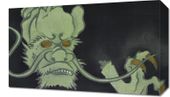 Obraz 50x30cm Golden Eyed Monster, Sekka Japoński Vintage