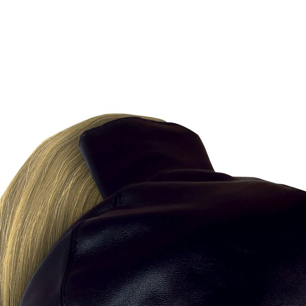 mask with blonde ponytail   black zdjęcie 4