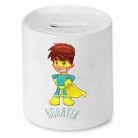 Skarbonka Dla Dzieci Bohater Prezent Z Nadrukiem Ze Zdjęciem