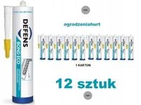 Klej Defens Bond ECO ogrodzeń beton szary 12 sztuk