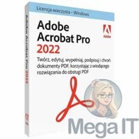Acrobat Pro 2022 - Licencja Wieczysta (LifeTime) - Windows - Użytkownik Indywidualny - BOX (ESD)