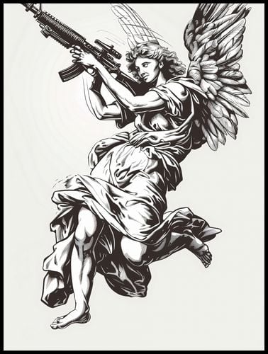 Plakat 75x100cm Anioł Wojny na Arena.pl