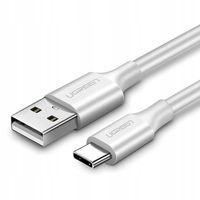 2 x Kabel UGREEN US287 USB-C 0.5m Szybkie Ładowanie i Transfer Danych Biały