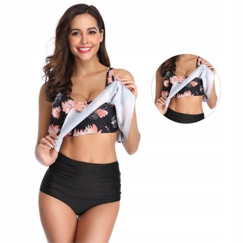 STRÓJ KĄPIELOWY BIKINI WYSOKI STAN BOHO 44 XXL na Arena.pl