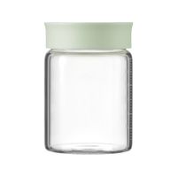 buydeem szklane słoiczki 500ml z nakrętką w kolorze cozy greenish