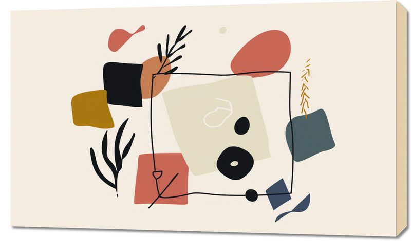 Obraz 100x60cm Abstrakcyjny Dialog zdjęcie 1