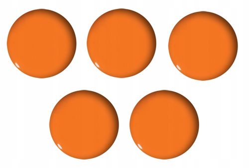 magnesy do tablic 30mm/5 pomarańczowy 5392 na Arena.pl