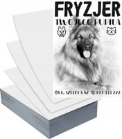 Ulotki A5 5000szt reklamowe firmowe PSI FRYZJER dużo wzorów projekt w cenie