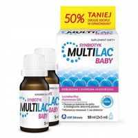 Multilac Baby Synbiotyk Probiotyk Dla Dzieci 2x5ml
