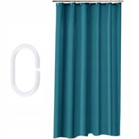 ZASŁONA PRYSZNICOWA TEKSTYLNA KOTARA DO WANNY ZASŁONKA POD PRYSZNIC KURTYNA