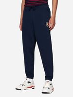 TOMMY HILFIGER JEANS ORYGINALNE SPODNIE DRESOWE BAWEŁNA GRANATOWE S