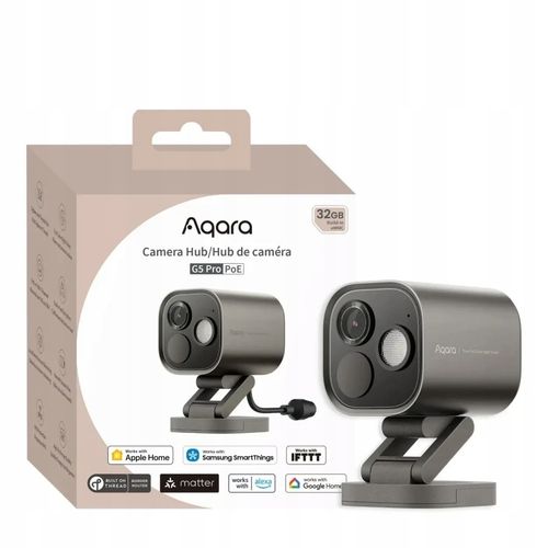 Kamera IP 1520p, Zigbee, CH-C03D Aqara Camera Hub G5 Pro PoE na Arena.pl