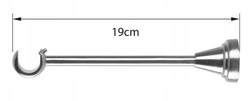 KARNISZ POJEDYNCZY 180 CM 19 MM SMART METALOWY 3 KOLORY RENA na Arena.pl