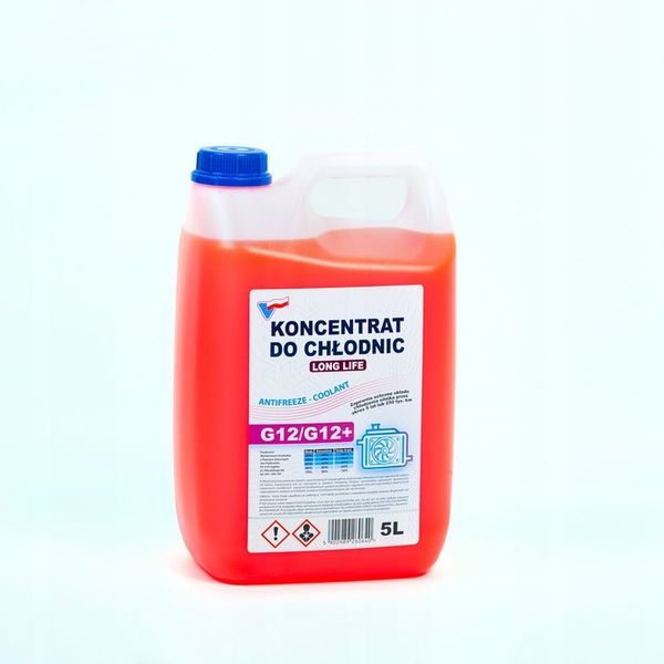KONCENTRAT DO CHŁODNIC G12 ANTIFREEZE 5L. zdjęcie 1