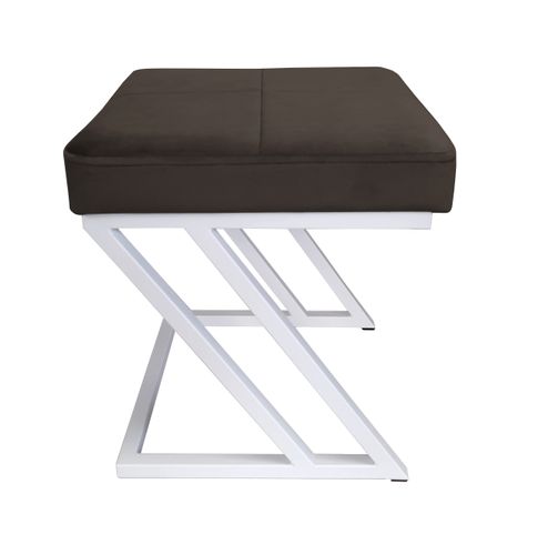 Pufa ZETA LOFT taboret podnóżek podstawa biała MG05 na Arena.pl