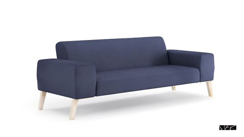 Sofa Shee 240 cm niebieska ciemna  D2 na Arena.pl
