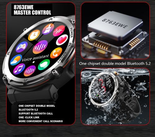 smartwatch męski rubicon rncf25-1 black na Arena.pl