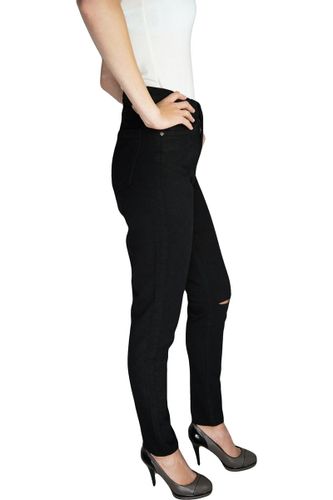 Pretty Little Thing Czarne Jeansy Mum z Wysokim Stanem - 34 / XS na Arena.pl