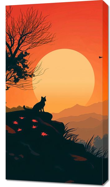 Obraz 50x90cm Kocie Wzgórze zdjęcie 1