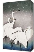 Obraz 30x50cm Group of Egrets, Koson Japoński Vintage do Salonu