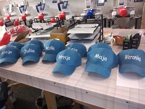 CZAPKA BEJSBOLÓWKA HAFT LOGO NAPISEM NADRUKIEM na Arena.pl