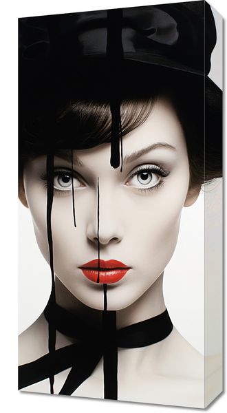 Obraz 30x60cm Atramentowa Aura zdjęcie 1