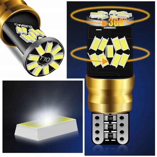 Żarówka Interlook T10-27SMD-3014-CANBUS W5W 5 W 1 szt. na Arena.pl