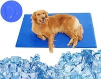 żelowa mata chłodząca dla zwierząt 60x80 cm niebieska