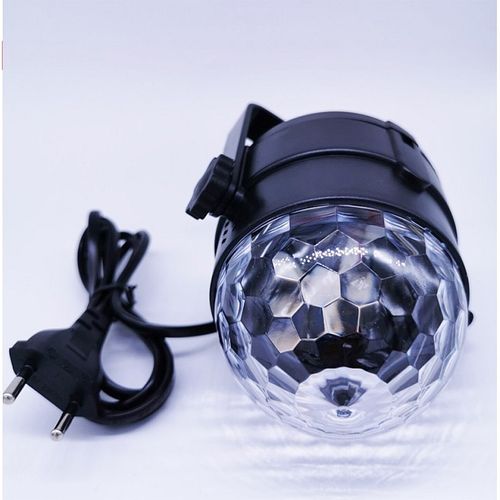 Kula dyskotekowa Disco Ball RGB LED reflektor sound active + pilot na Arena.pl