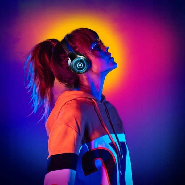 Słuchawki Bezprzewodowe Nauszne z Odpinanym Mikrofonem Bluetooth 5.3 LED SD zdjęcie 2