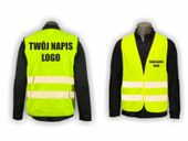 KAMIZELKA ODBLASKOWA Z NADRUKIEM LOGO REKLAMA TEL