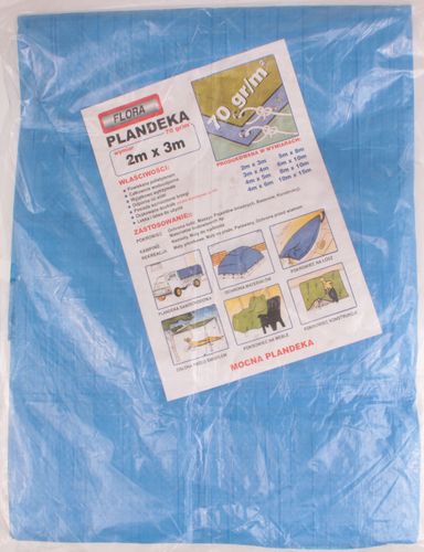 Plandeka Niebieska 2X3 70g/m2 na Arena.pl