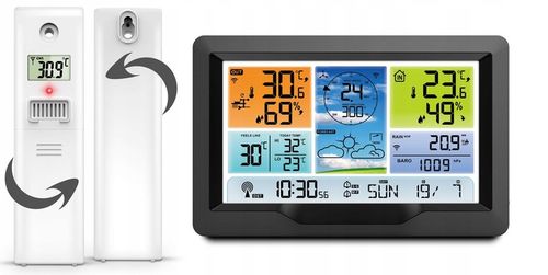 BEZPRZEWODOWY CZUJNIK TEMPERATURY DO STACJI POGODY NADAJNIK na Arena.pl