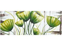 100X40CM ZIELONE MAKI OBRAZ DREWNO