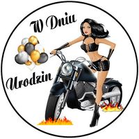 Opłatek na tort Urodziny 18 30 40 50 Balony Happy Birthday Kobieta Postać