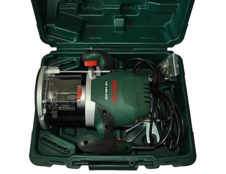 FREZARKA POF 1400 ACE BOSCH + WALIZKA + 7 frezów zdjęcie 2