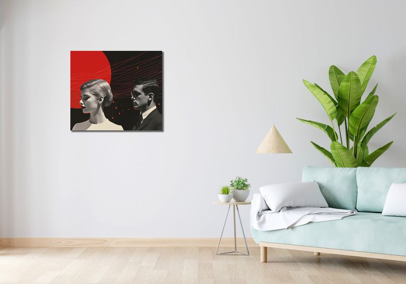 Obraz 70x60cm Futurystyczne Retro Szykany zdjęcie 2